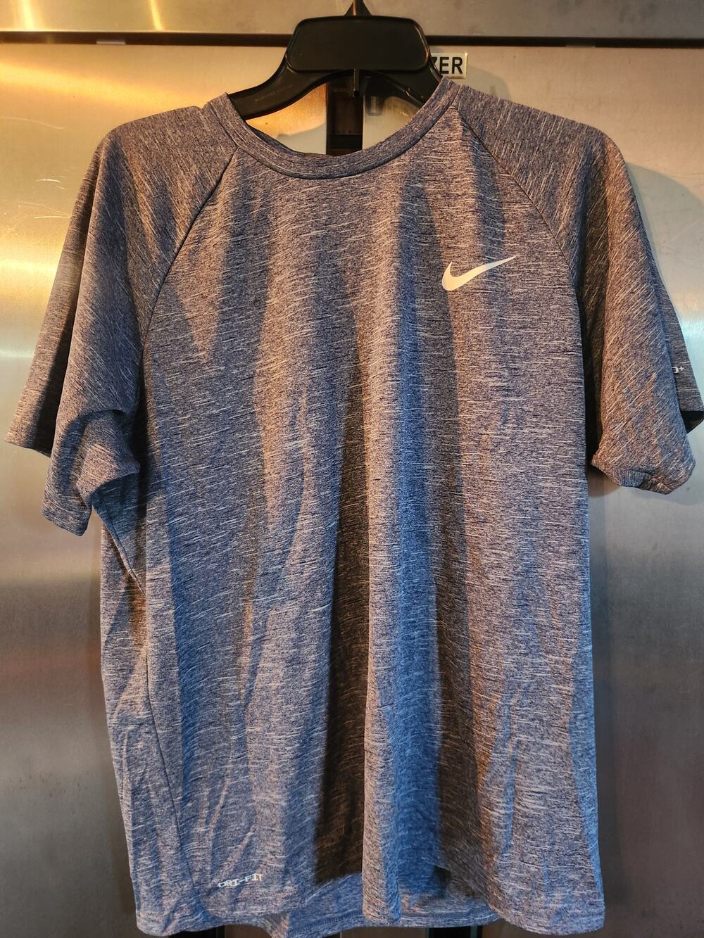 Nike Dri-Fit Swim Rash Guard Shirt Gray Size L